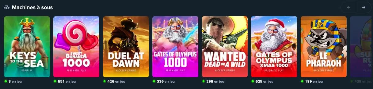 Sélection de machines à sous sur Stake avec jackpots attractifs